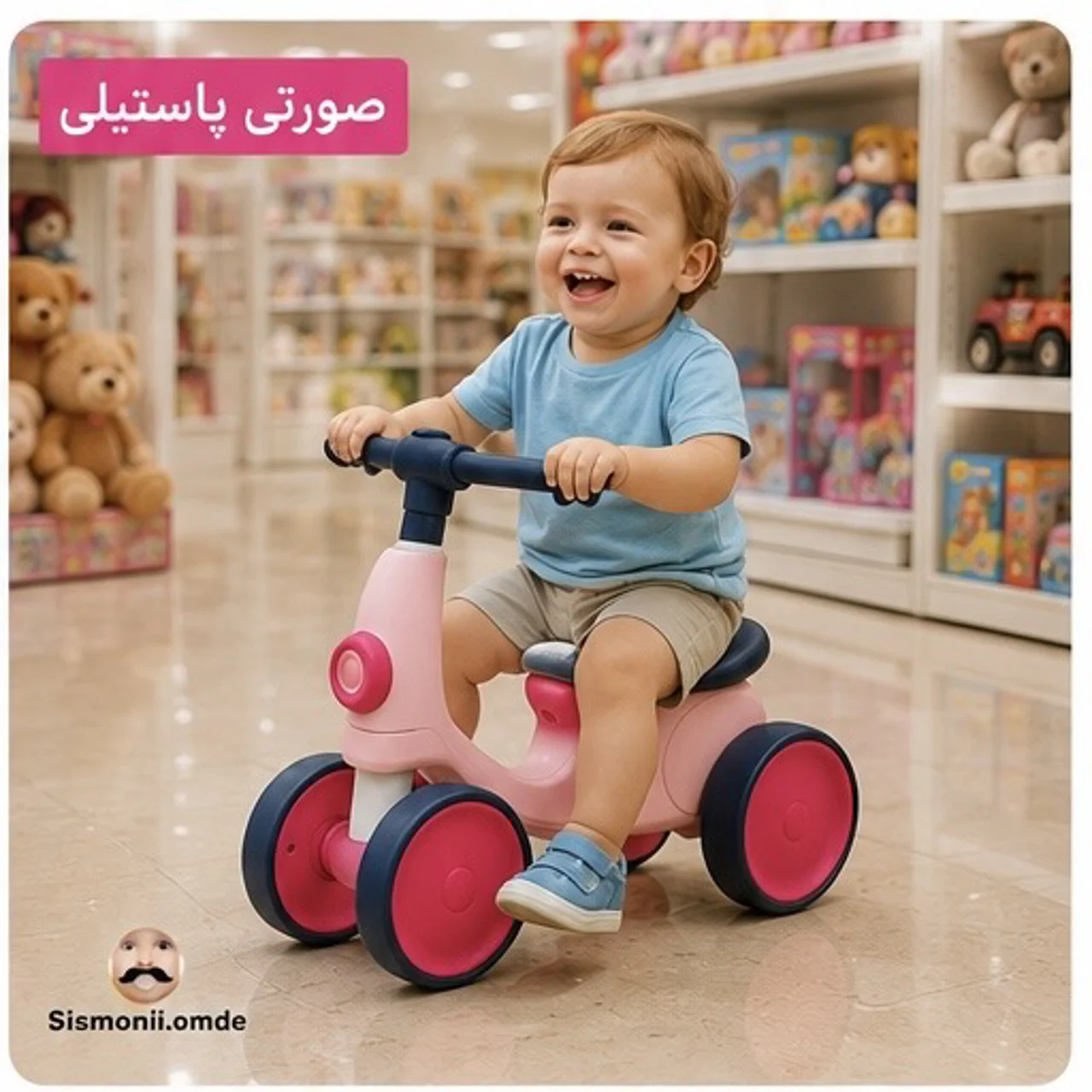 رنگ: صورتی پاستیلی